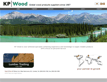 Tablet Screenshot of kpwood.com